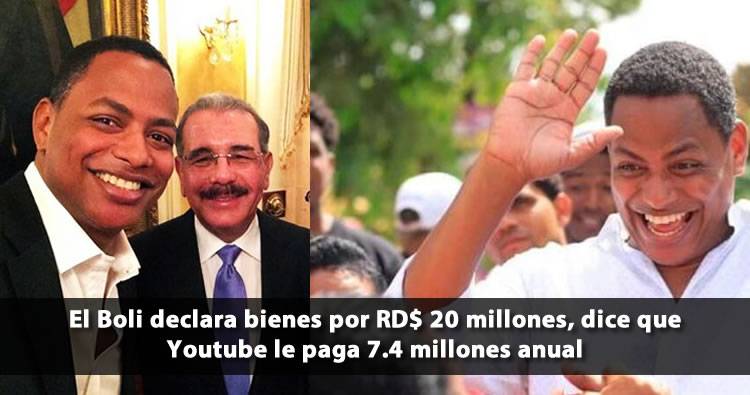 Bolívar Valera “El Boli” declara bienes por unos 20 millones de pesos