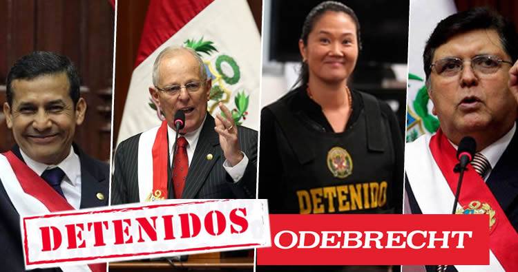 El “caso Odebrecht” acorrala a cuatro expresidentes peruanos
