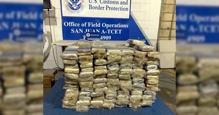 Confiscan 223 kilos de cocaína en el ferry de Santo Domingo a San Juan
