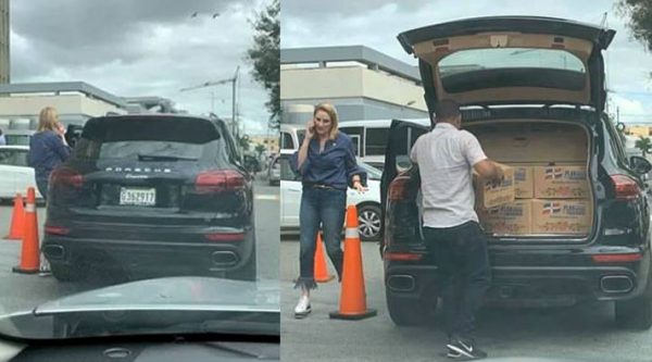 Un Cabo de la Marina figura como dueño de la Porsche Cayenne llena de Cajas Navideñas del Plan Social