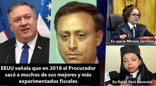 EEUU señala que en 2018 el Procurador sacó a muchos de sus mejores y más experimentados fiscales