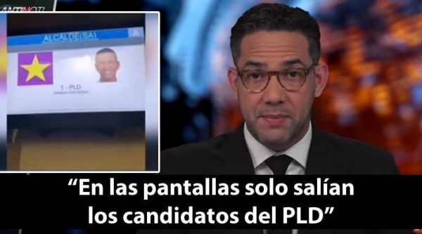 El Antinoti: «En las pantallas solo salían los candidatos del PLD»