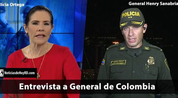 Alicia Ortega Entrevista a general de Colombia Henry Sanabria