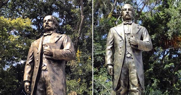 Video: Develan estatua de Juan Pablo Duarte en Santiago