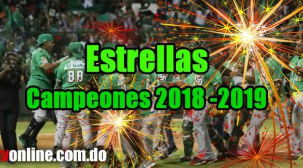 Estrellas blanquean a Los Toros y se coronan campeones 2018-2019