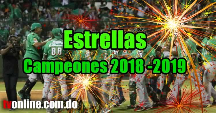 Estrellas blanquean a Los Toros y se coronan campeones 2018-2019
