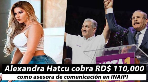 Alexandra Hatcu cobra RD$ 110,000 como asesora de comunicación en INAIPI