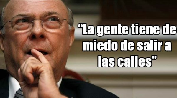 Hipólito Mejía dice «La Gente tiene miedo de salir a las calles»