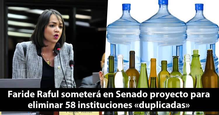 Faride Raful someterá en Senado proyecto para eliminar 58 instituciones «duplicadas» en el Estado