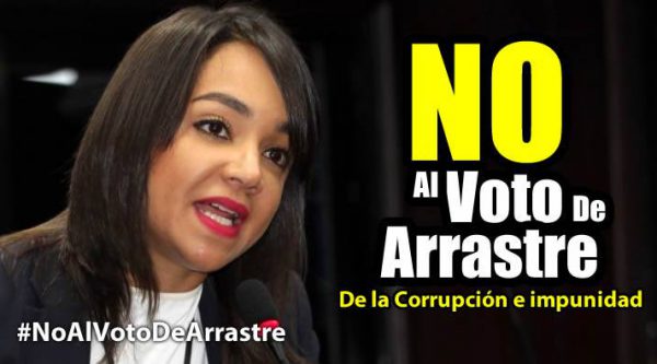 Faride Raful dice No Al Voto De Arrastre #NoAlVotoDeArrastre