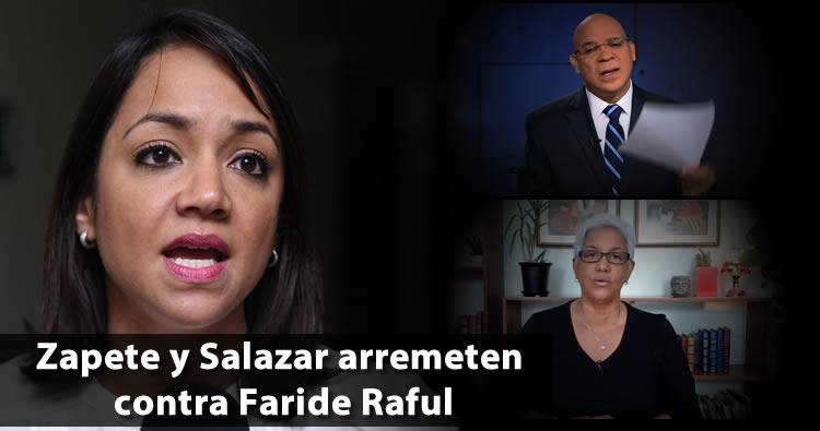 Faride Raful justifica uso fondos del ‘barrilito’; Zapete y Salazar arremeten contra la senadora