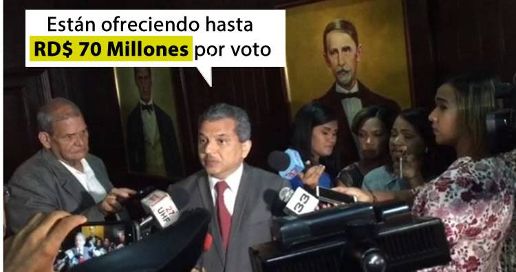 Video: Diputado Fidel Santana revela ofertan 70 millones para comprar votos a favor de la reforma