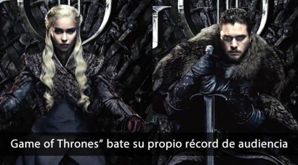 «Game of Thrones» bate su propio récord de audiencia