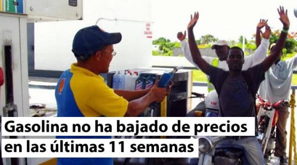 Gasolina no ha bajado de precios en las últimas 11 semanas