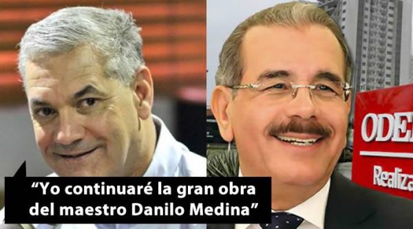 Gonzalo Castillo dice que continuara la gran obra del maestro Danilo Medina