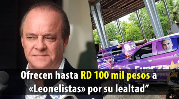 Grupo de Gonzalo ofrece hasta 100 mil pesos a «Leonelistas» por su lealtad, dice Diputado PLD de Monte Plata