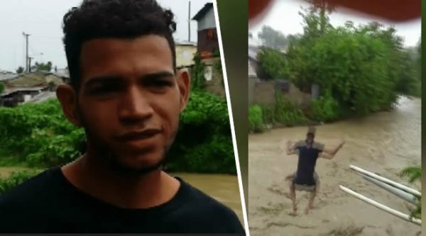 Joven se salvó de milagro tras lanzarse a río para ganar competencia por 100 pesos