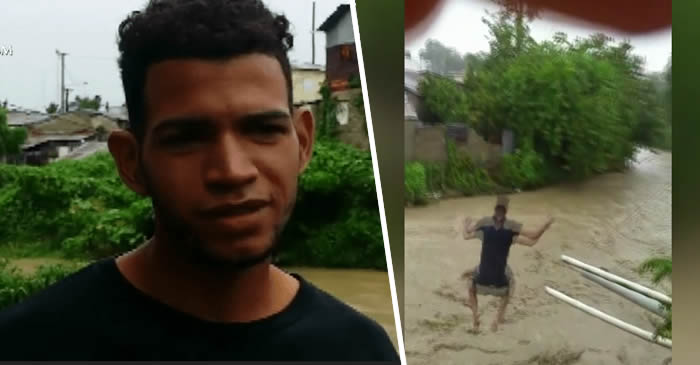 Joven se salvó de milagro tras lanzarse a río para ganar competencia por 100 pesos