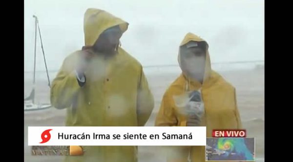 Video: La Furia del Huracán Irma se siente en Samaná