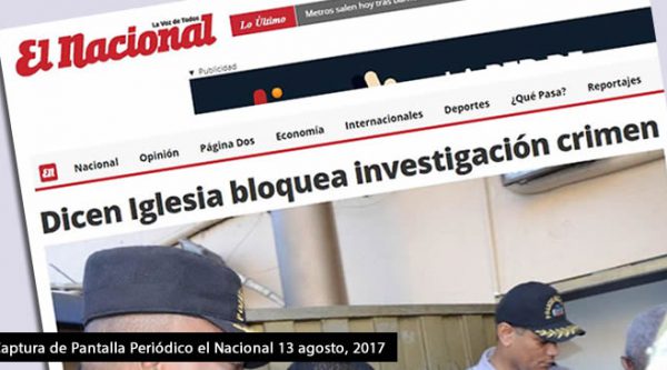 Oficiales dicen Iglesia católica obstaculiza investigación caso Sacerdote Elvin Taveras