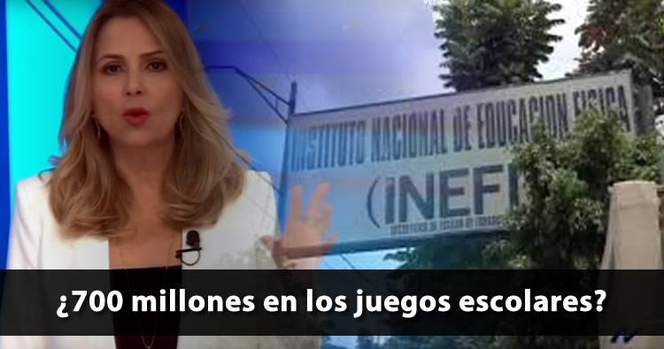 Nuria: INEFI gastó 700 millones en los juegos escolares