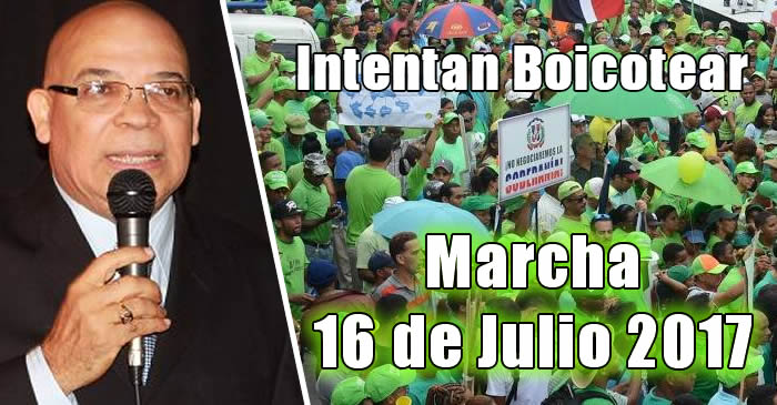 Marino Zapete: «Intentan Boicotear Marcha del 16 de Julio 2017»
