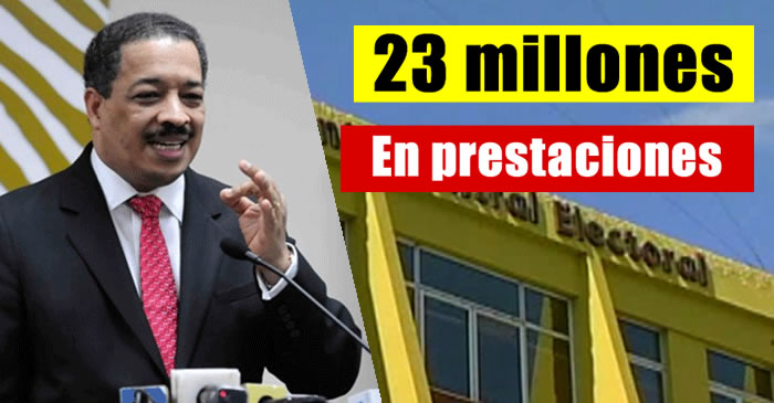 Antiguos miembros de la JCE recibieron 23 millones de pesos en prestaciones