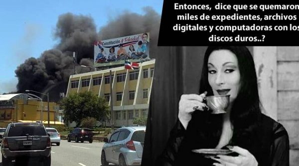 Incendio en la Junta Central Electoral afectó decenas de documentos y computadoras