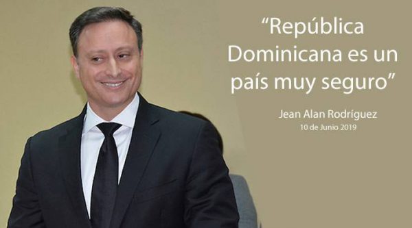 Jean Alain Rodríguez dice que RD es un país “muy seguro”