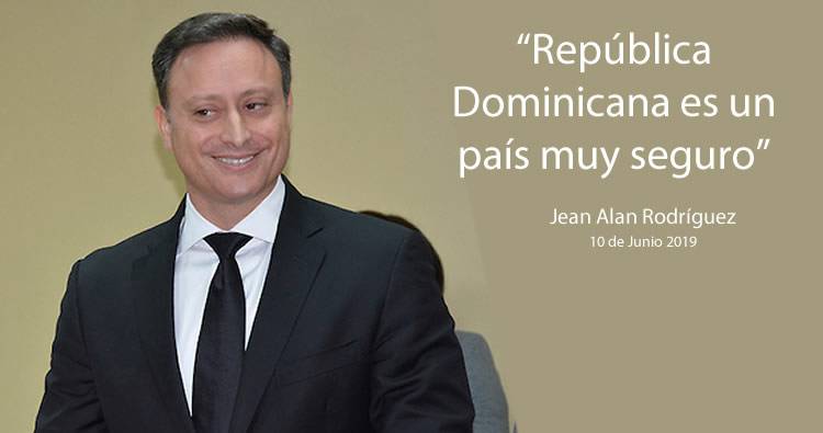 Jean Alain Rodríguez dice que RD es un país “muy seguro”