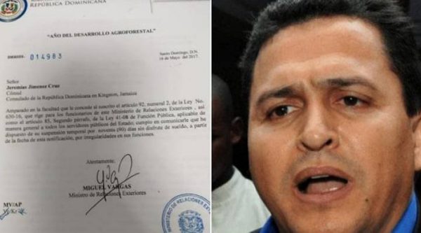 Excónsul Jiménez fue suspendido por Cancillería antes de su destitución en el 2017