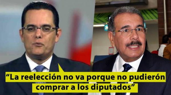 José Gutiérrez a Danilo Medina: «Dígale al país que la reelección no va porque no pudo comprar a los diputados»