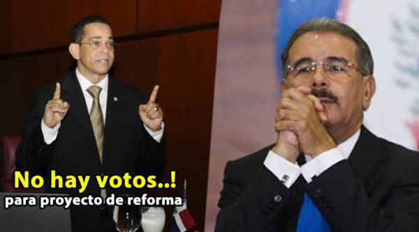 Senador José Rafael Vargas dice ‘no hay votos’ por eso no se introdujo proyecto de reforma