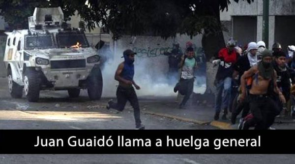 Juan Guaidó llama a huelga general [Venezuela]