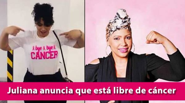 Juliana O’Neal anuncia que está libre de cáncer