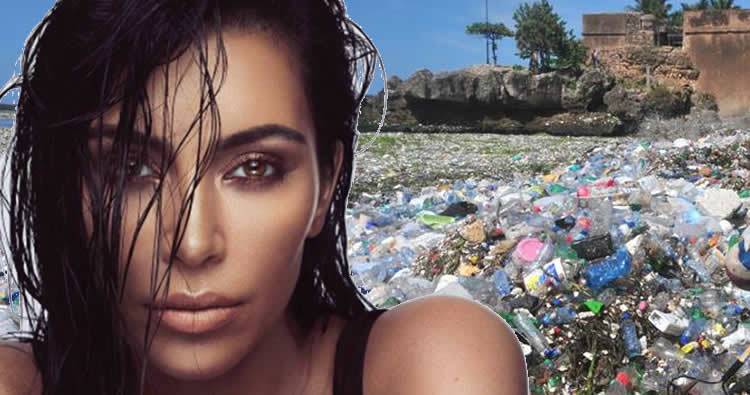 Basura en el Malecón se vuelve viral; Kim Kardashian, Telemundo y actores hacen eco