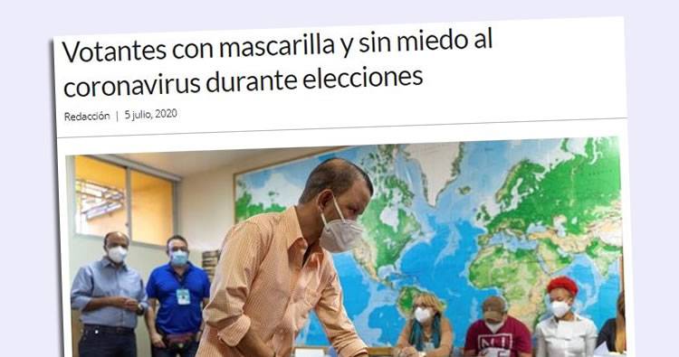Votantes no cogieron miedo al Coronavirus y votarón masivamente
