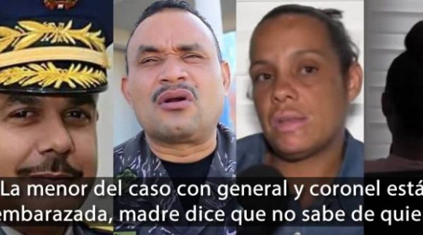 La menor del caso con general y coronel está embarazada, madre dice que no sabe de quien