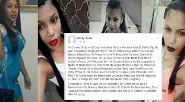 La Sexy Atracadora de Santiago pide «perdón» por Facebook