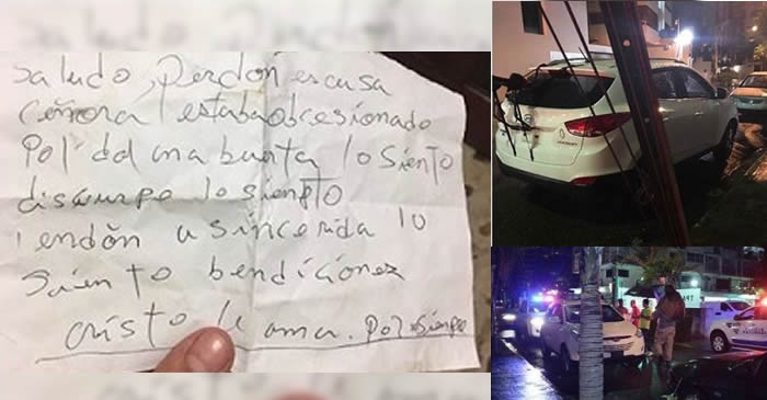 Video: Ladrones devuelven yipeta robada y dejan una nota pidiendo excusas