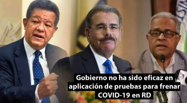 Leonel Fernández dice Gobierno no ha sido eficaz en aplicación de pruebas para frenar COVID-19 en RD