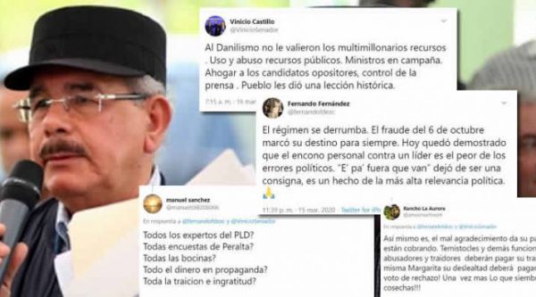 Leonelistas culpan a Danilo Medina de los «penosos resultados» del PLD en elecciones municipales