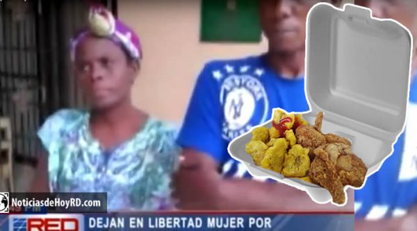 Video: Liberan mujer que estaba presa porque se robó un pica pollo