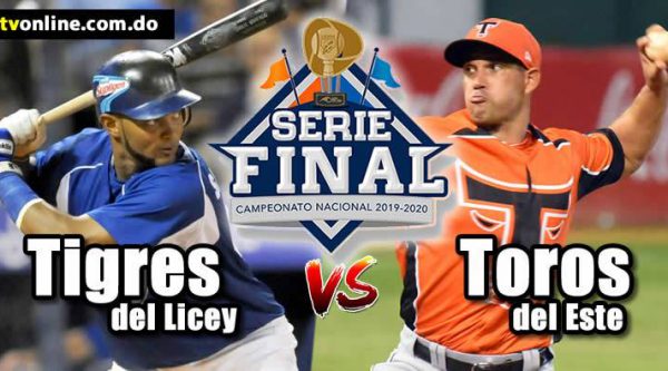 Tigres del Licey vs Toros del Este en vivo | Serie Final 2020