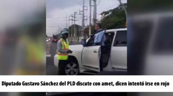 Diputado Gustavo Sánchez del PLD discute con amet, dicen intentó irse en rojo