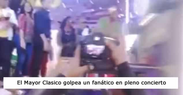 Video: El Mayor Clasico le dá galleta a un fanático y lo manda a sacar