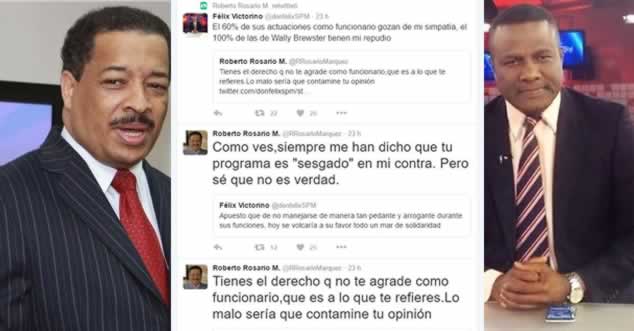 Roberto Rosario no se queda callado en las redes sociales