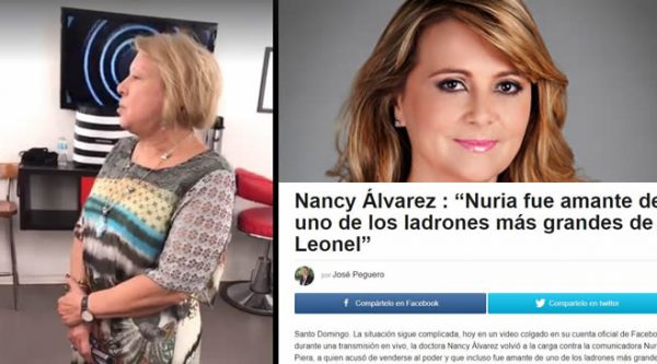 Video: Nancy Álvarez dice “Nuria era amante de uno de los ladrones más grandes de Leonel Fernández”