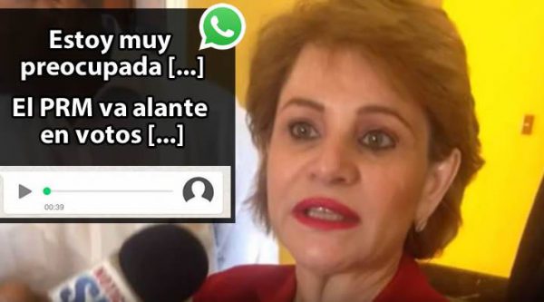 Se filtra otro audio de Lucia Medina dice que esta muy preocupada, el PRM va alante en votos