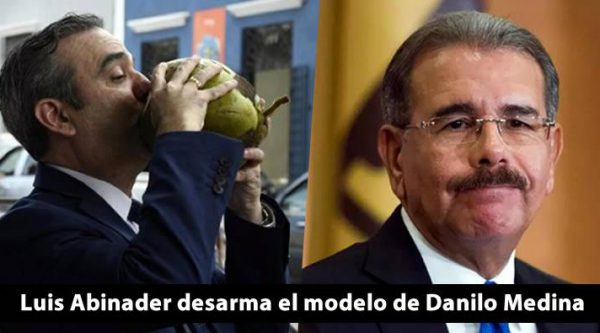 imagen luis abinader desarma a danilo medina